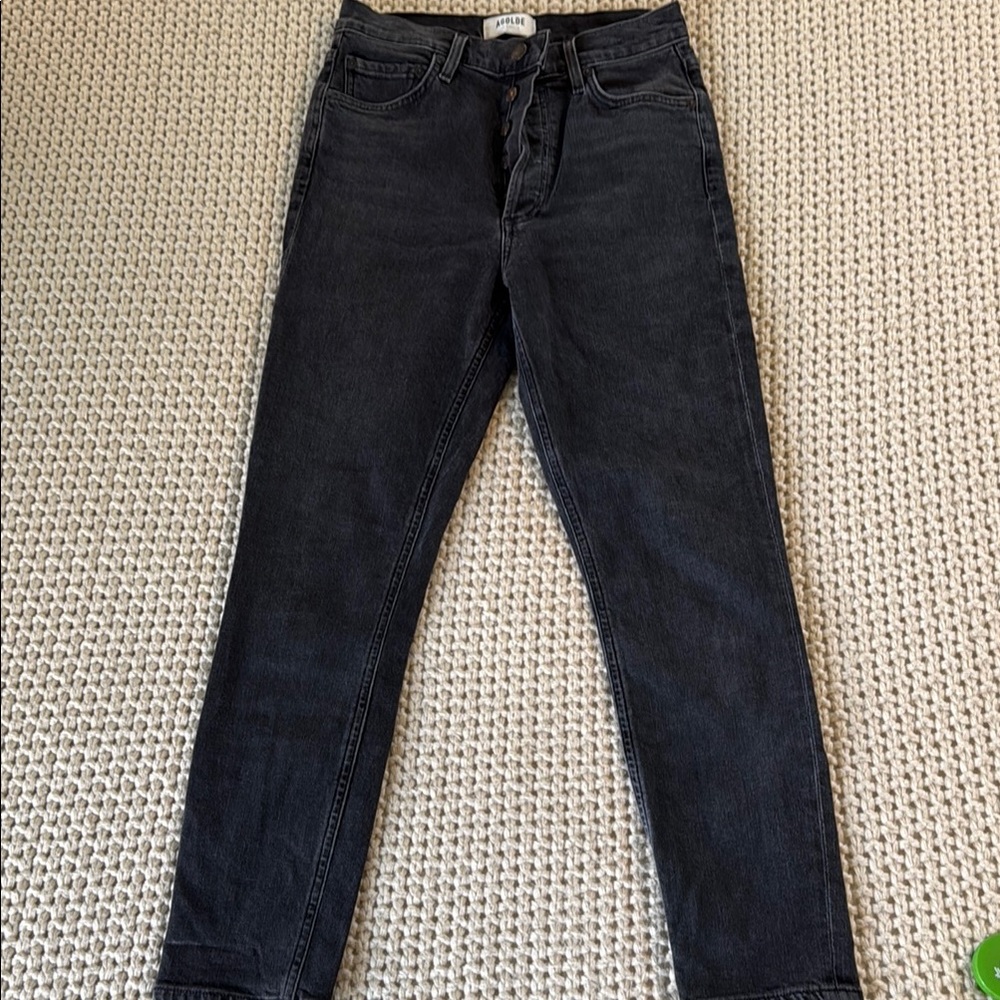Agolde Black Nico Jeans High-Rise Size 26